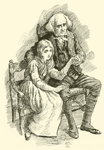 リトルネルと彼女の祖父 作： Harold Copping